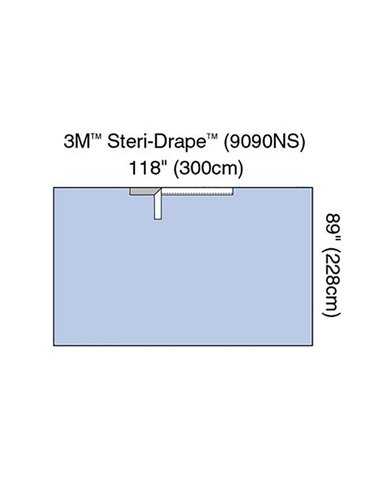 3M Steri-Drape 9090NS Adhesieve handoeklaken 300 x 228 cm 20 Stuks