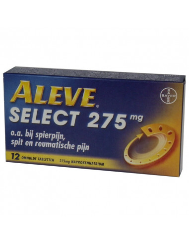 Aleve select 275mg 12 tabs