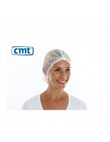 CMT PP non-woven Hair net white 100 pieces