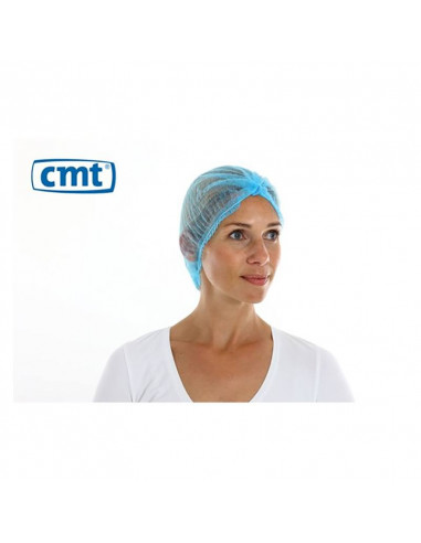 CMT PP Non Woven Hair net Blue 100 pieces