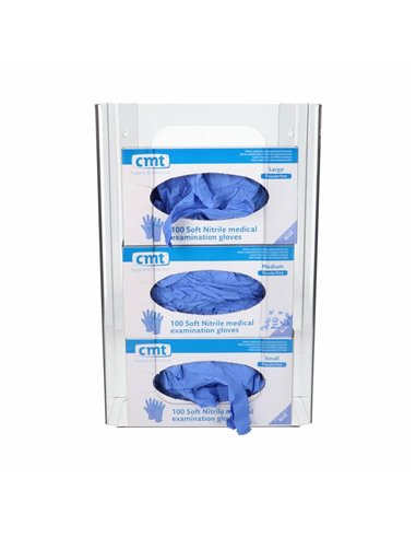 CMT 3397 Wall holder Gloves Acrylic / Transparent Open